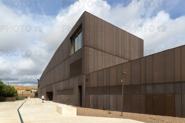 Modern architecture of new Parador de Molina de Aragón, Guadalajara province, Castile-La Mancha, Spain