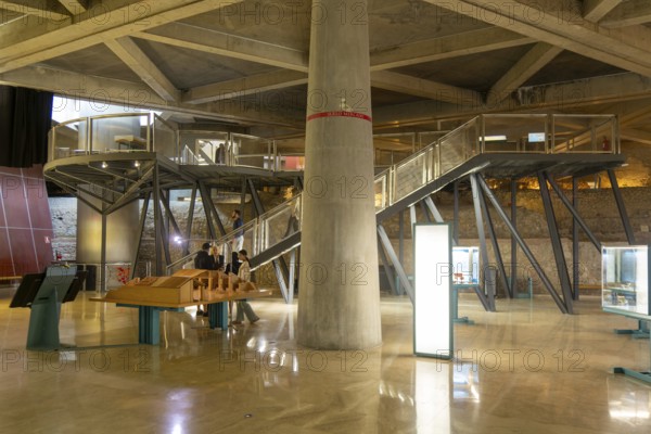 Museo del Foro de Caesaraugusta, Roman forum museum, Zaragoza, Aragon, Spain