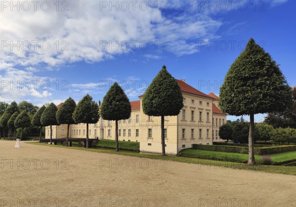 Rheinsberg Castle, countryside, Ostprignitz-Ruppin district, prime example of Friederician Rococo, Brandenburg, Germany