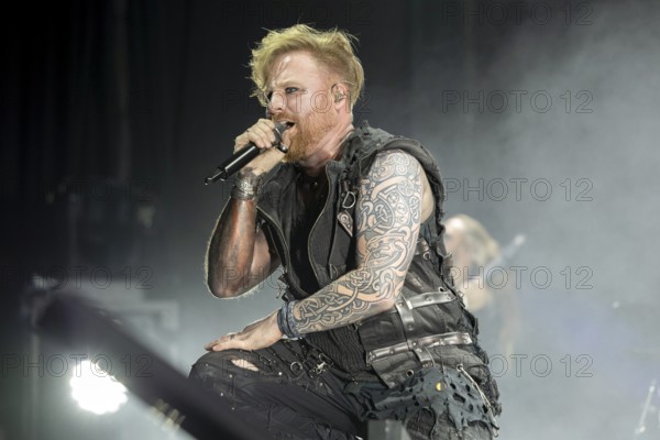 Johannes Johnny Stecker, Singer, Soulbound, Metal Band, D, live at Columbiahalle Berlin on 10 October 2025