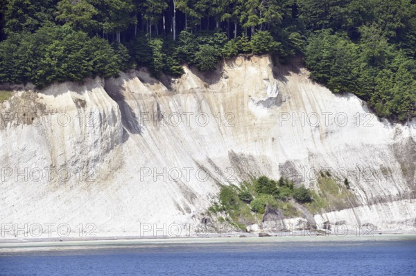 Chalk coast at Jasmund National Park on Rügen, Mecklenburg-Western Pomerania, Germany