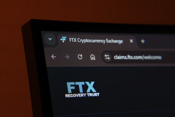 Dhaka, Bangladesh- 02 June 2025: Close-up of a computer screen displaying the FTX web interface in dark mode