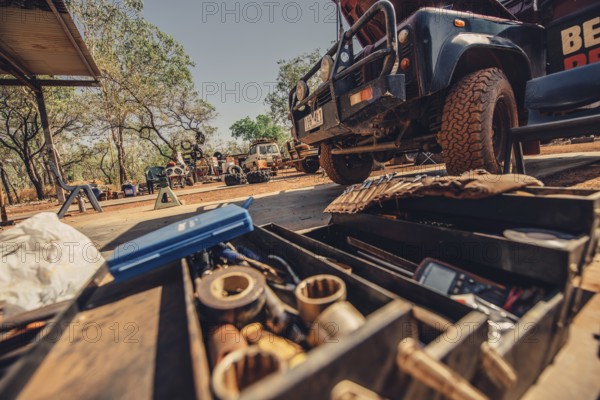 Australia Outback Landrover Camper, Australia