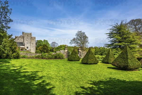 Sizergh Castle and gardens, Helsington, Cumbria, England, United Kingdom