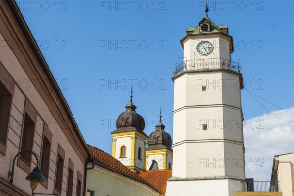 City tower and historic city centre, Capital of Culture 2026, Trencín, Slovakia