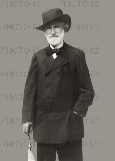 Giuseppe Fortunino Francesco Verdi, 1813 – 1901, Italian composer, digitally edited after a photograh of Tempesti