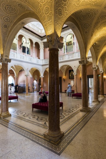 Interior view, Villa Ephrussi de Rothschild, Saint-Jean-Cap-Ferrat, Cap Ferrat, Alpes Maritimes, Provence Alpes Cote d'Azur, French Riviera, South of France, France
