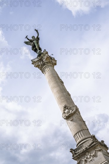 Fontaine du Char du Triomphe de la Concorde, Place des Quinconces, Bordeaux, Gironde, Nouvelle-Aquitaine, France