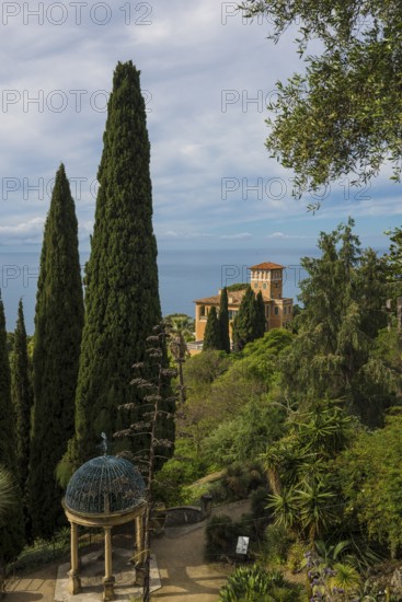 Botanical Garden, Giardino Hanbury, La Mortola, near Ventimiglia, Riviera dei Fiori, Liguria, Italy