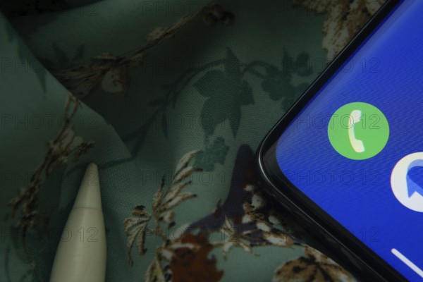 Dhaka, Bangladesh- 07 May 2025: Phone app icon is seen on smartphone