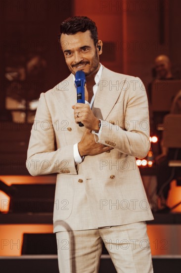 Giovanni Zarrella live on An Italian Summer Night Tour at the Classic Open Air at Berlin's Gendarmenmarkt on 18 July 2025