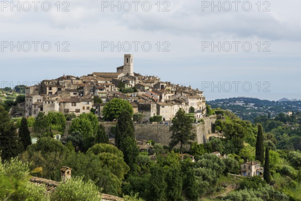 Picturesque mountain village, St. Paul de Vence, Provence Alpes Côte d'Azur, South of France, France