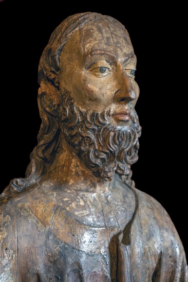 Fragment of Christ from a palm donkey, around 1450, Stadtmuseum Radolfzeii, Seetorstr.11-17, Radolfzell, Baden-Württemberg, Germany