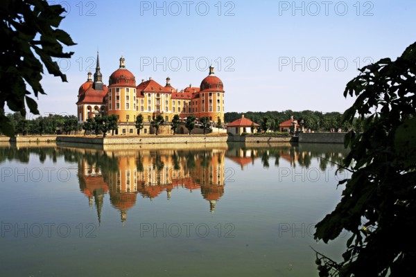 Moritzburg Castle, picturesque, baroque castle, Saxony, Germany