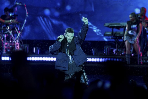 Justin Timberlake at the Lollapalooza Festival in the Olympiastadion and on the Maifeld, Berlin, 12/07/2025