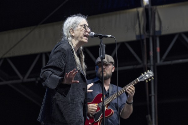 Patti Smith, singer, songwriter, USA, Patti Smith Quartet, open air at the Citadel Music Festival, 11 July 2025, Spandau Citadel, Berlin, Germany < english> Patti Smith, singer, songwriter, USA, Patti Smith Quartet, open air at the Citadel Music Festival, July 11, 2025, Spandau Citadel, Berlin, Germany