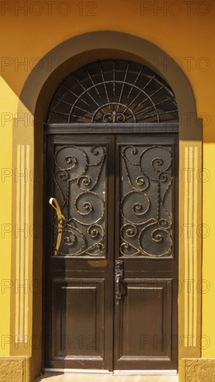 Panama, Panama City historic center Casco Viejo colorful streets and colonial architecture