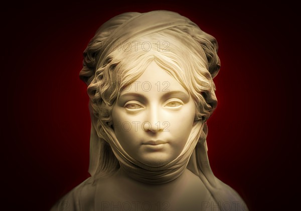 Louise of Mecklenburg-Strelitz, Luise Herzogin zu Mecklenburg - Strelitz, Luise Auguste Wilhelmine Amalie Herzogin zu Mecklenburg, Königin Luise, 1776 – 1810, Queen of Prussia as the wife of King Frederick William III, digitally edited after a bust by Johann Gottfried Schadow