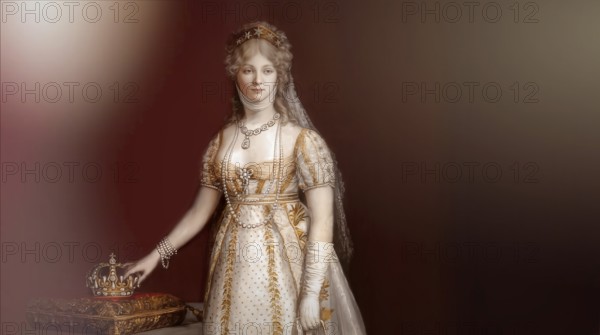 Louise of Mecklenburg-Strelitz, Luise Herzogin zu Mecklenburg - Strelitz, Luise Auguste Wilhelmine Amalie Herzogin zu Mecklenburg, Königin Luise, 1776 – 1810, Queen of Prussia, digitally edited