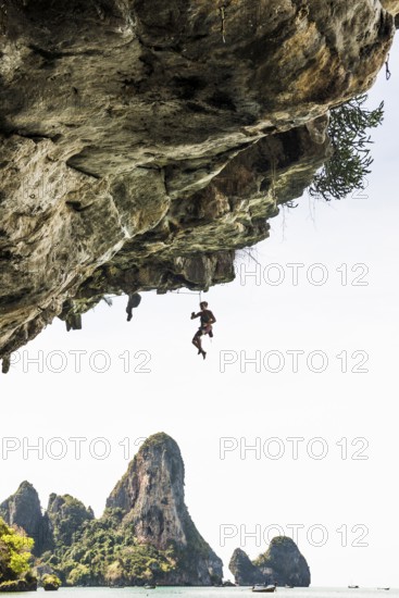 Climber, Tonsai Beach, Ao Nang, Krabi, Thailand