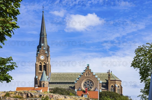 The church of Lysekil (Lysekils Kyrka) on Rosviksberg, Lysekil, Bohuslän, Västra Götalands län, Sweden, Scandinavia