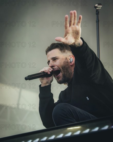 M. Shadows (Matthew Charles Sanders), singer of Avenged Sevenfold live at the Zitadelle Spandau in Berlin on 21/06/2025