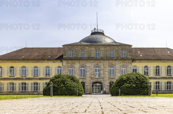 Hohenheim Palace. Campus of the University of Hohenheim. Stuttgart, Baden-Württemberg, Germany