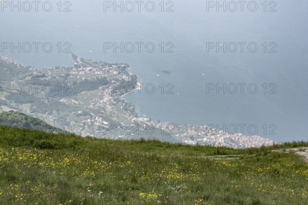 View of Lake Garda from Monte Baldo, Veneto, Italy