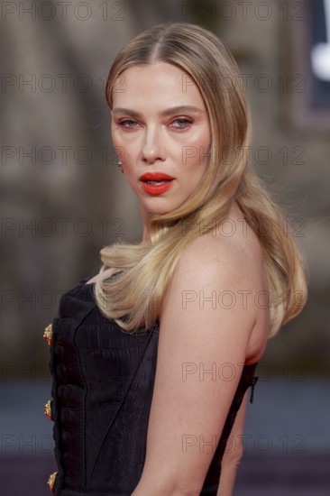 Scarlett Johansson at the German premiere of the adventure film Jurassic World, the rebirth at Berlin's Zoo Palast on 18 June 2025
