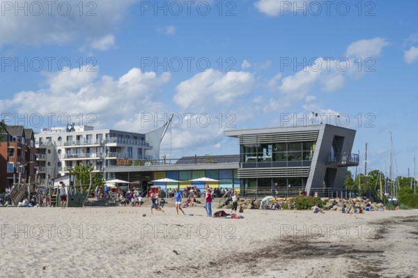 Baltic Sea Info Centre, Sandstrand, Eckernförde, Baltic Sea, Schleswig-Holstein, Germany
