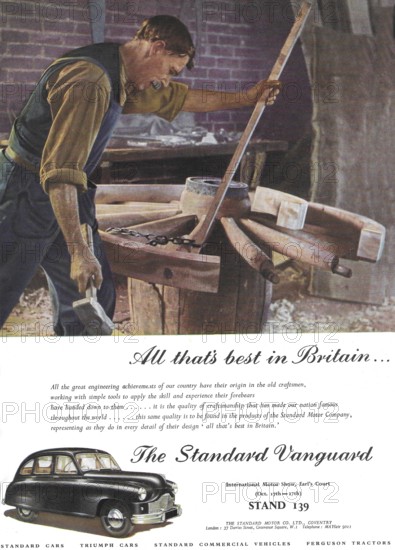 Advert advertising in Country Life magazine UK 1951
