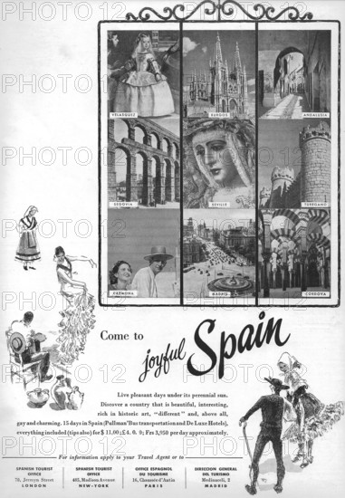 Advertising in Country Life magazine UK 1951