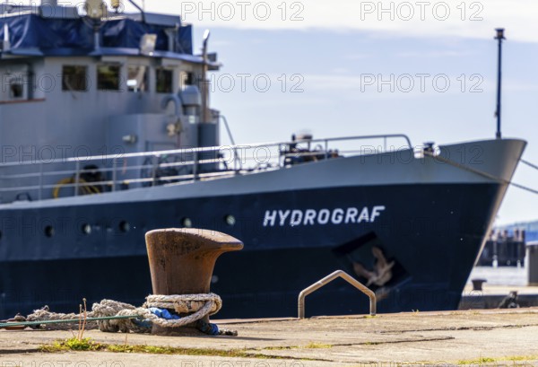 The town harbour of Sassnitz, Rügen, Mecklenburg-Vorpommern, Germany