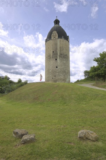 Dicker Wilhelm, keep, tower, Neuenburg Castle, Freyburg, Romanesque Road, Saxony-Anhalt, Germany