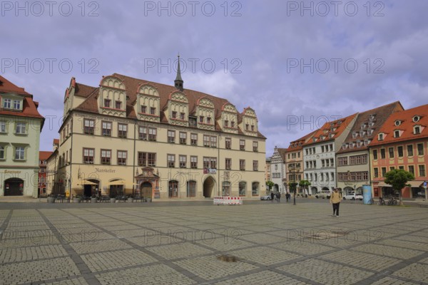 Renaissance Rathaus am Markt, Saale, Naumburg, Saxony-Anhalt, Germany