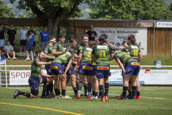 Rugby 1st Bundesliga South/West, season 2024/25, final phase quarter-final: TSV Handschuhsheim against RC Leipzig***Picture: The team from Leipzig