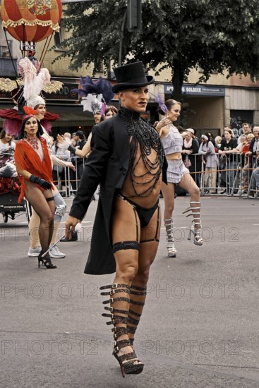 Carnival of Cultures, parade from Frankfurter Allee / corner of Proskauer Straße to Karl-Marx-Allee / corner of Berolinastraße, Berlin, 8 June 2025