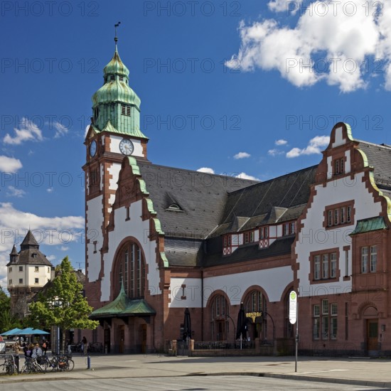 Railway station in Bad Homburg vor der Höhe, Hesse, Germany