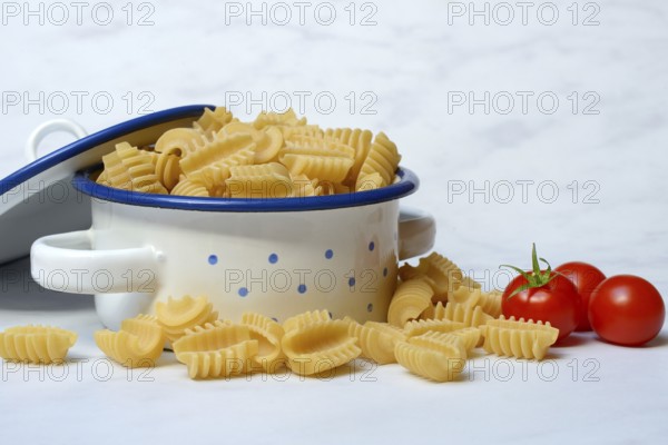 Italian pasta in pots, Radiatori variety