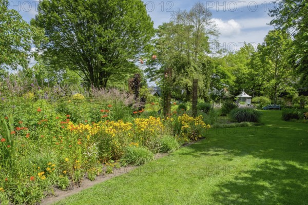 District educational garden, Burgsteinfurt, Münsterland, North Rhine-Westphalia, Germany