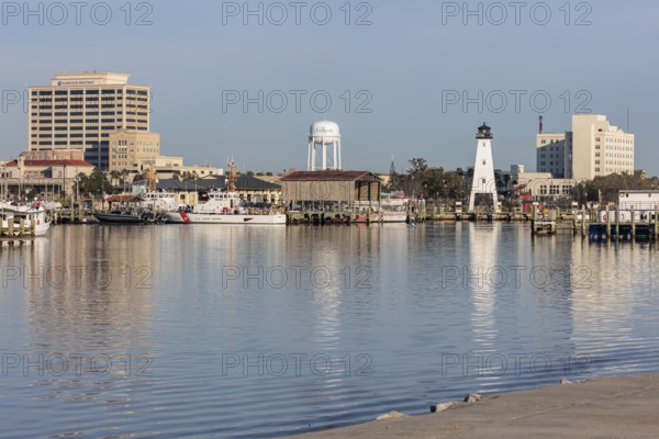 Small Craft Harbor at Gulfport, Mississippi, USA