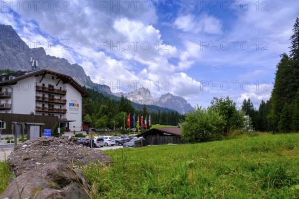 Hotel Kreuzberg, Kreuzberg Pass, Sesto Valley, Dolomites, South Tyrol, Italy