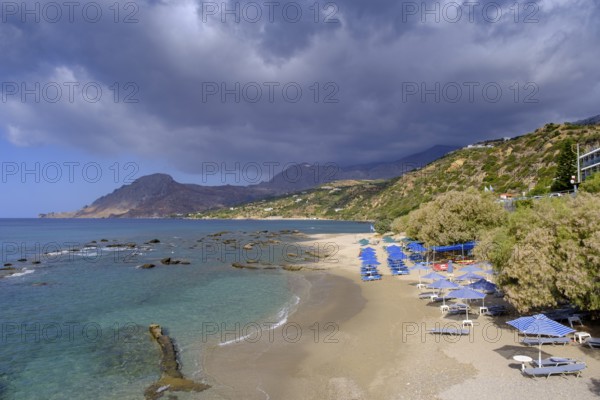 Skinos beach, Plakias on the Libyan Sea, south coast, Crete, Greece