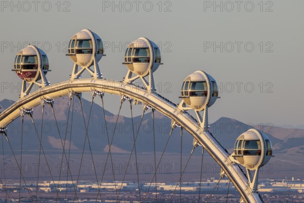 The High Roller Observation Wheel on the strip in Las Vegas, Nevada