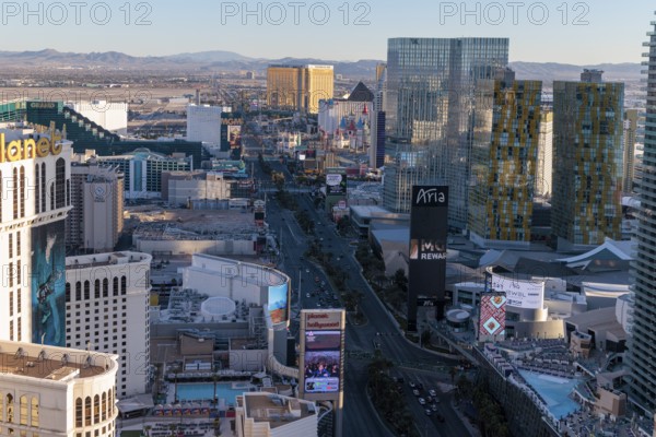 Casinos along Las Vegas Boulevard in Las Vegas, Nevada