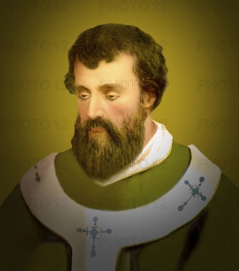 Pope Alexander II, Alessandro II, Alexander II., 1010 – 1073, born Anselm of Baggio or Anselme de Lucques, bishop of Rome from 1061 to 1073, digitally edited