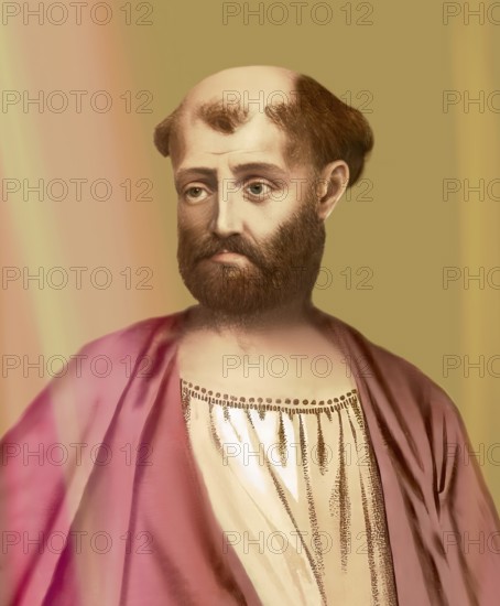 Pope Alexander I, Alessandro I, Bishop of Rome from c. 107 to his death c. 115, digitally edited