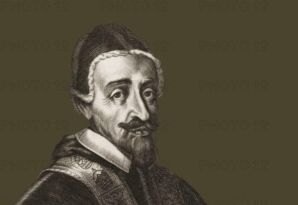 Pope Alexander VII, Alessandro VII, Alexandre VII, Alejandro VII, born Fabio Chigi, 1599 – 1667, ruler of the Papal States from 1655 until his death in 1667, digitally edited after a painting by Giovanni Battista Gaulli