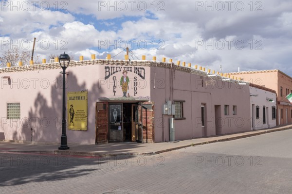 Billy the Kid gift shop building in Mesilla, New Mexico