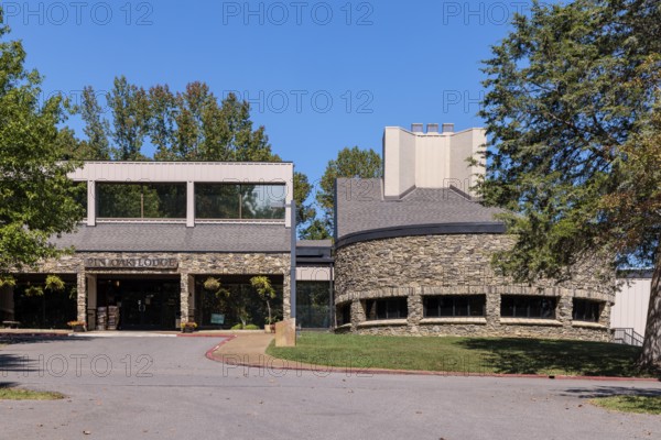 The Lodge at Natchez Trace in the Pin Oak area of Natchez Trace State Park near Wildersville, Tennessee